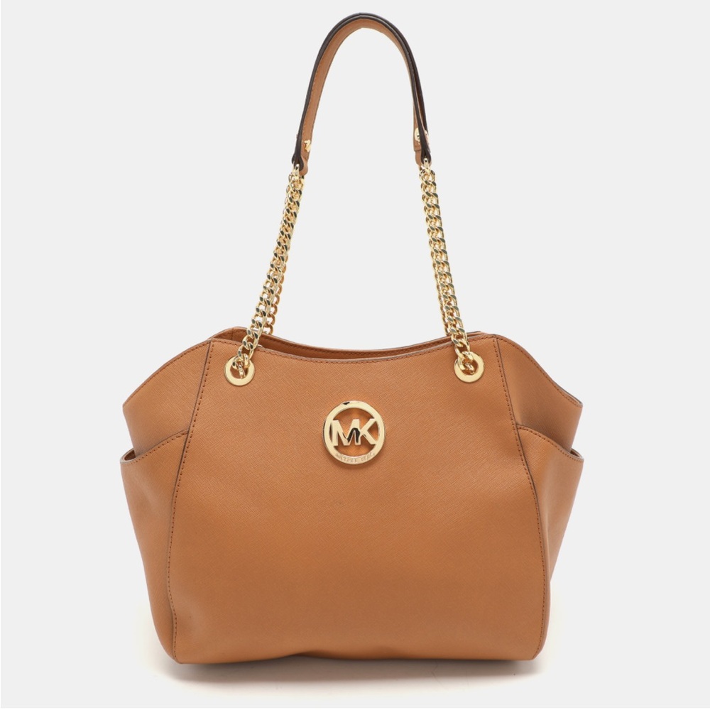 Michael Kors Jet Set Leather Shoulder Bag
